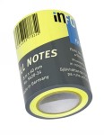 Info roll refil 60 mm x 8 m, brilliant colours Info Notes žuta