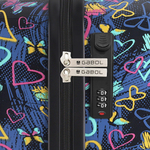 Kofer mali (kabinski) 40x55x20 cm  ABS+PC  37,4l-2,8 kg Tizas Gabol tamno plava