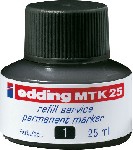 Refil za permanent markere E-MTK 25, 25ml Edding crna