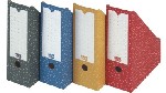 Uspravni držač kartonski 10 cm arhiv Smartbox Pro crvena