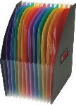 Expanding organizer "CORNER BOX" Rainbow Class Viquel 