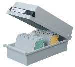 Kutija za indexne kartice 1/1300 A6 Han siva