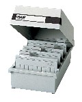 Kutija za indexne kartice 1/1300 A5, sa poklopcem Han siva