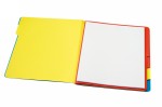 Insert fascikla Secolor Sixtab A4, 6 pregrada, Jalema - Djois