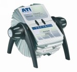 Rotacioni viziter Visifix Flip za 400 kartica Durable crna
