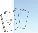 Folije &quot;U&quot; sa perforacijom A4 crystal 140 mµ 1/1, O+CO transparent