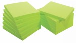 Samolepljivi blokčići 75x75 blistave boje Info Notes zelena