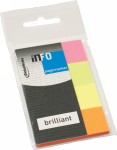 Page Marker Brilliant, 20x50mm, 4x40 listića  Info Notes 