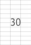 Etikete 70X29,7 A4/30 1/100 bela Herma