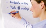 Flipchart marker 383 1-5mm, kosi vrh Edding plava