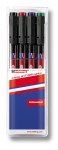 Permanent pen OHP marker 0,6mm, set  1/4 141F Edding sortirano