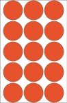 Kancelarijske etikete krug 32 mm 1/480 crvena Herma 
