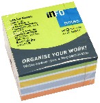 Samolepljivi blokčići 75x75 color mix, KOCKA 1/450 Info Notes 