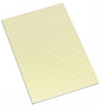 Samolepljivi blokčići 100 x 150 sa kvadratićima Info Notes žuta