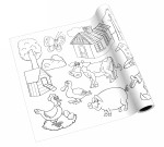 Samolepljivi baner-bojanka u rolni, unisex, 30 cm x 4m Info Notes