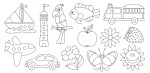 Samolepljivi baner-bojanka reljefna, 30 cm x 4m Info Notes