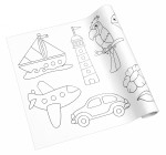 Samolepljivi baner-bojanka reljefna, 30 cm x 4m Info Notes