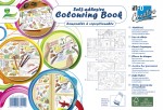Samolepljivi blok-bojanka za decu, 5 motiva x 5 listova, 300x205mm Info Notes