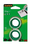 Lepljiva traka Scotch Magic 810, 2x 19mm x 7,5m, blister refill