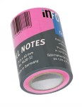 Info roll refil 60 mm x 8 m, brilliant colours Info Notes roze
