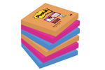 Post-it Super Sticky 76 x 76 mm, BANGKOK, 90L, 6-pack 3M 