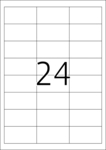 Etikete 64,6x33,8 A4/24 1/100 bela Herma