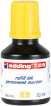 Refil za markere E-T25, 30ml Edding žuta