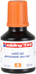 Refil za markere E-T25, 30ml Edding narandžasta