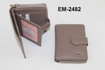 Novčanik ženski kožni EM-2482  95 x 120 x 30 mm krem