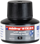 Refil za marker za belu tablu BTK 25, 25ml Edding crna