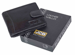 Novčanik muški kožni u kutiji sa RFID zaštitom JCBNC53  120x95x20  crna