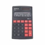 Džepni kalkulator MAUL M 12, 12 cifara crna