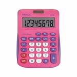 Stoni kalkulator MAUL MJ 550 junior, 8 cifara roze