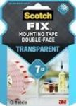 Traka za montažu Scotch TRANSPARENT, 19mm x1,5m 