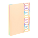 PVC Organiser sa 12 pregrada i gumicom Rainbow Pastel Viquel sortirano