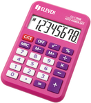 Kalkulator Eleven LC-110N, kolor, 8 cifara  roze
