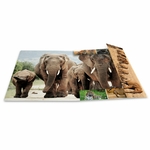 Fascikla plastificirana sa gumicom AFRICA ANIMALS, 240 x 320 x 15 mm Herma 