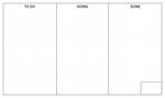 Samolepljivi KANBAN BOARD set u rolni 300mm x 4,57m Info Notes