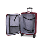 Kofer mali (kabinski) 39x55x20 cm polyester 36,6l-2,5 kg Lisboa Gabol bordo