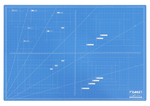 Podloga za sečenje Dahle, tvrdoća 5, 900x600mm 