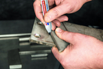 Permanent marker E-11 Retract 1,5-3mm Edding plava