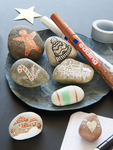 Paint marker E-751 1-2mm, metallic Edding zelena