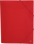 Fascikla PVC sa gumicom A4, 320x246x10mm, providna O+CO crvena