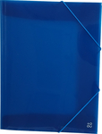 Fascikla PVC sa gumicom A4, 320x246x10mm, providna O+CO plava
