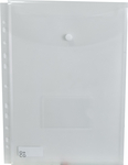 Fascikla pismo sa 11 rupa uspravna, A4, 235x318x10mm O+CO transparent