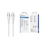 Kabl za brzo punjenje do 27W C-L, 1m Mocoll bela