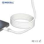 Kabl za brzo punjenje do 60W C-C, 1.5 m Mocoll bela