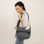 Torba na rame ženska 32x25x10 cm Shani Gabol siva