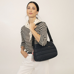 Torba na rame ženska 30x22x13 cm Hanae Gabol crna