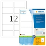 Etikete 88X46,6, zaobljene ivice A4/12 1/100 bela Herma 